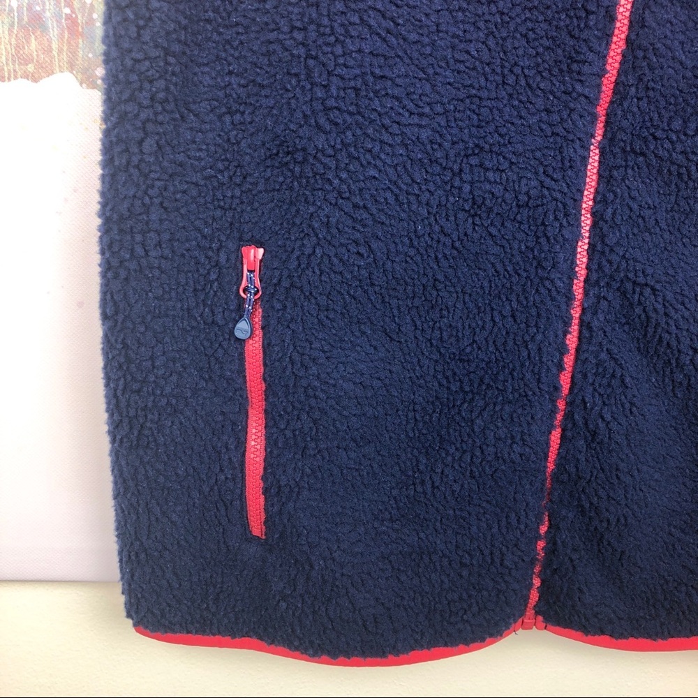 Vineyard Vines Sherpa Full-Zip Fleece Vest Medium - Picture 3 of 8